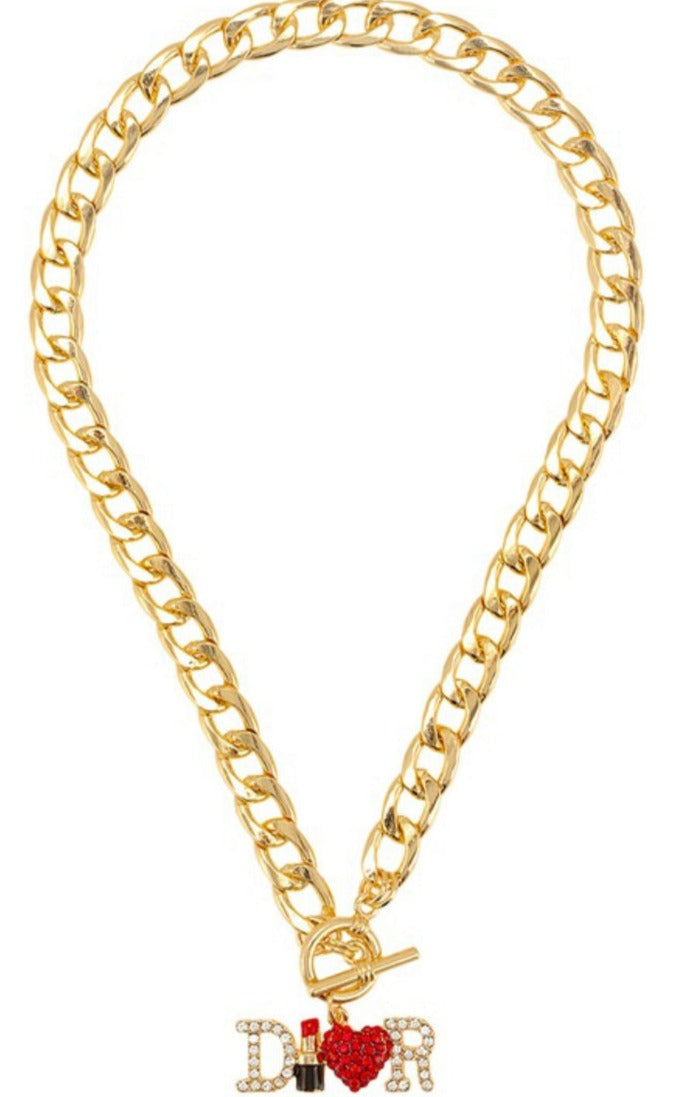 Designer Inspired Charm Necklace