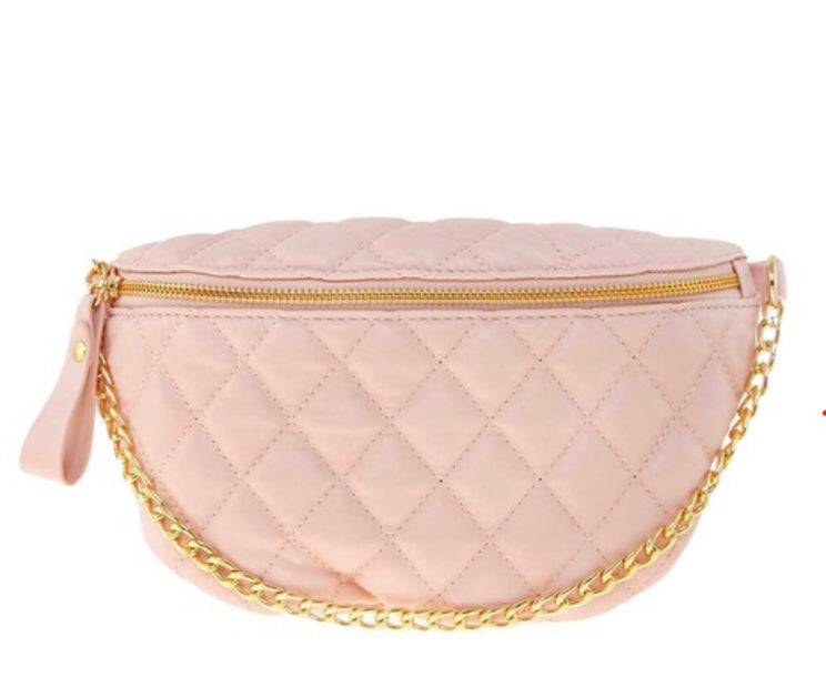 Quilted Fanny Pack/Waist Bag