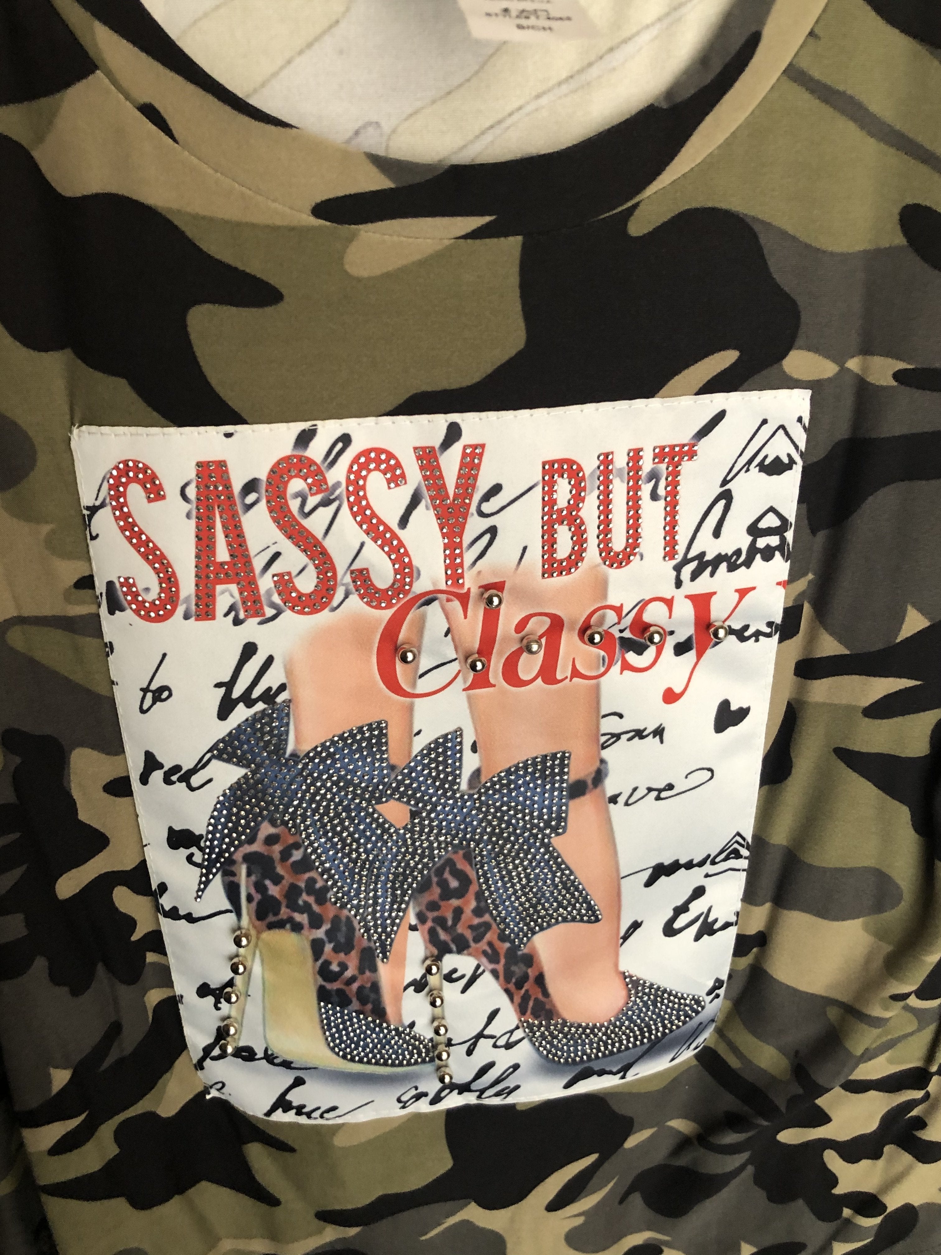 Sassy But Classy - Camo T-Shirt – House Of Fiyah